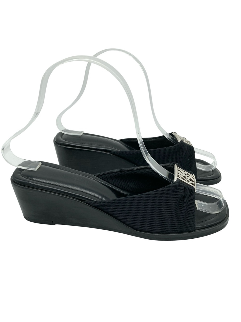 Vintage Brighton Isabel Filigree Detail Slide Sandal Wedges